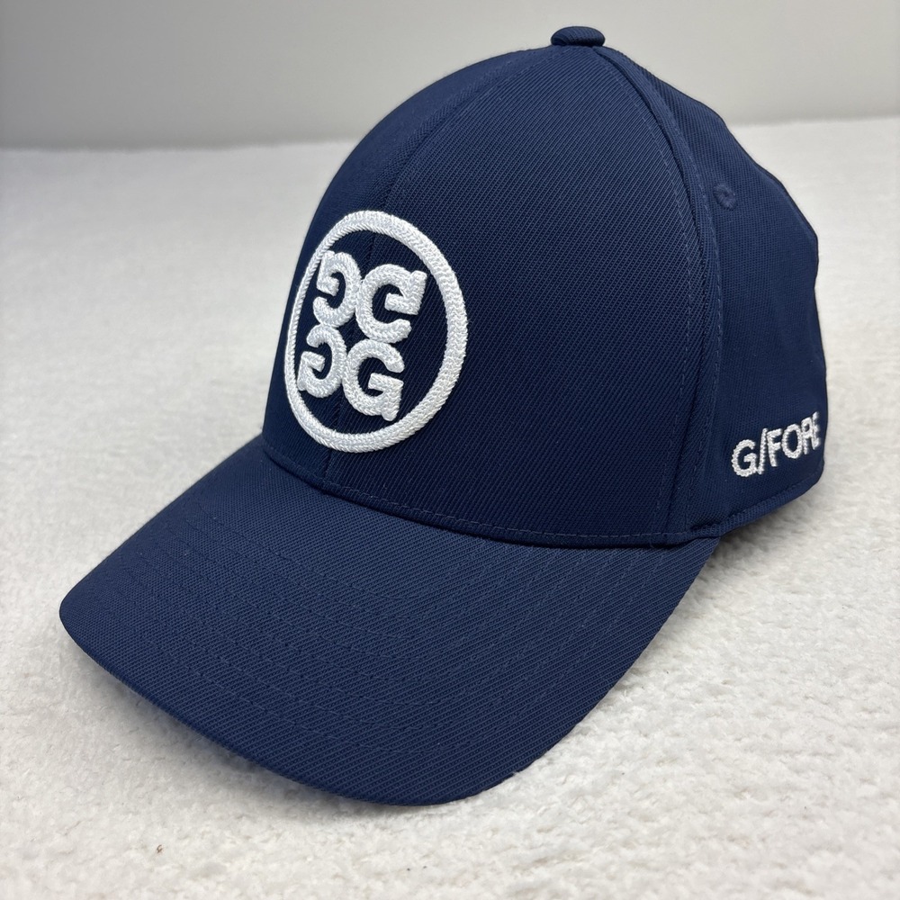 G/FORE 'Circle G's Stretch Twill' Golf Hat Navy Blue/White Snapback Adjustable